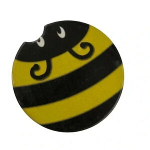 The Spring Shop Homey Bee Car Coasters Set of 2